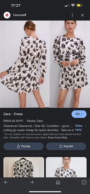 Zara Zara elbise
