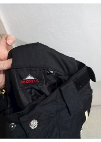 Siyah Erkek kadın Kayak Pantolonu Fermuarlı - Görsel 2