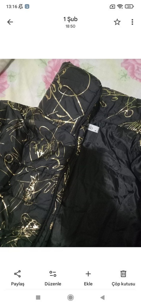 Siyah Mini Fermuarlı Kadın Ceket - Görsel 2