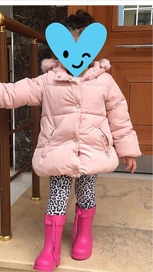 Zara kız çocuk mont