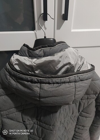 44 Beden gri Renk C&A kadın mont 