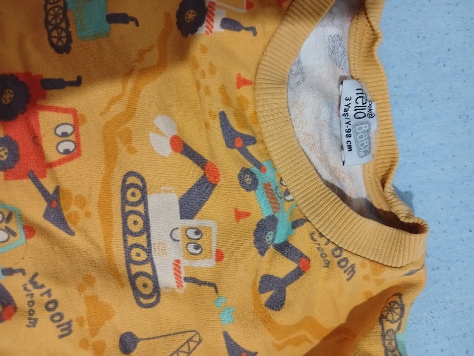 Renkli Baskılı Erkek Çocuk sweatshirtler - Görsel 3