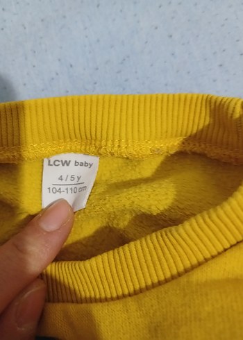 Erkek Çocuk Sarı Baskılı Sweatshirt - Görsel 3