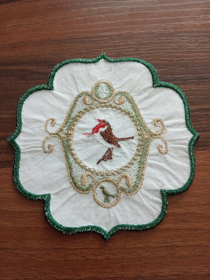 Nakışlı Çok Renkli Peçete Seti - Görsel 3