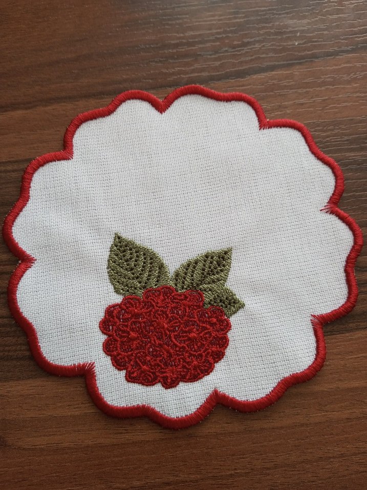 Nakışlı Meyve Desenli Bardak Altlıkları - Görsel 2