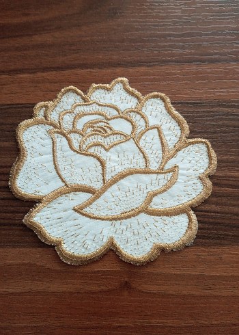 İşlemeli 6 Adet Kahve Sunum Peçetesi - Görsel 3