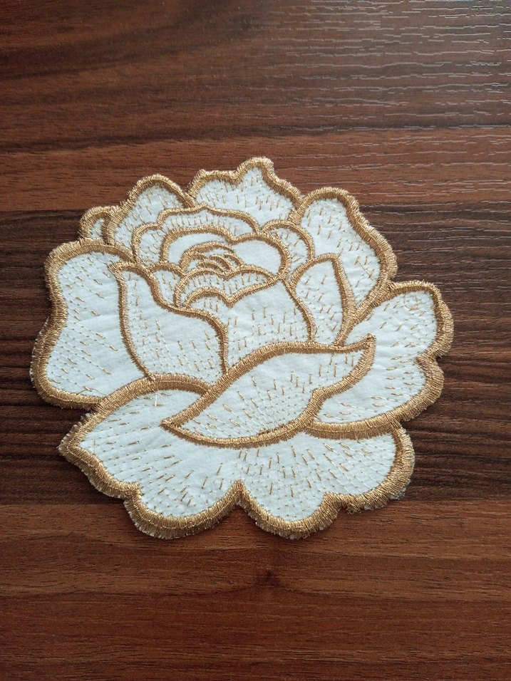 İşlemeli 6 Adet Kahve Sunum Peçetesi - Görsel 3