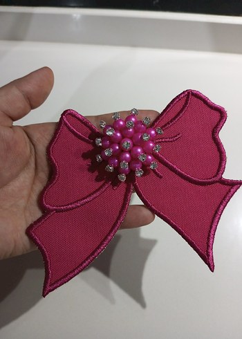 Sarı Boncuklu Fiyonk Saç Aksesuarı - Görsel 3