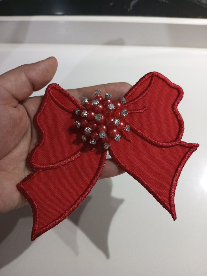 Sarı Boncuklu Fiyonk Saç Aksesuarı - Görsel 4