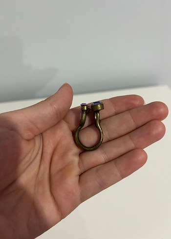 Mor Payetli Kadın yüzük - Görsel 2