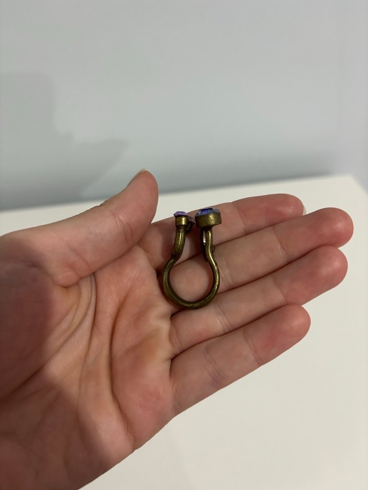 Mor Payetli Kadın yüzük - Görsel 2