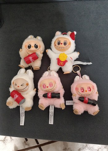 labubu Peluş Oyuncak Anahtarlıklar