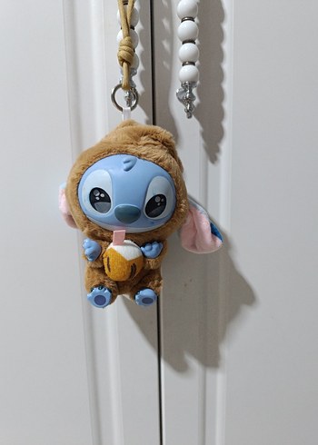labubu stich Pastel Bej Peluş Oyuncak