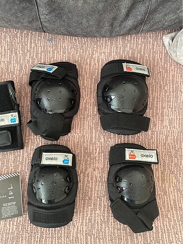  Beden Decathlon yeni XS beden siyah paten koruyucu set
