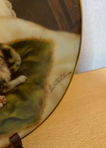 KEDİLİ DUVAR TABAĞI / 1994 - Görsel 5