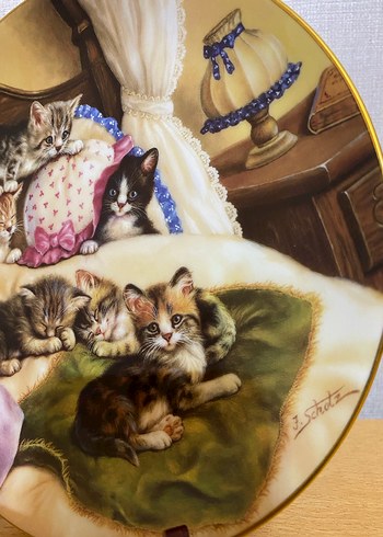 KEDİLİ DUVAR TABAĞI / 1994 - Görsel 4