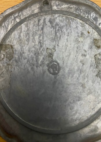 ÇİÇEKLİ ZİNN TABAK ( 2 adet ) - Görsel 4