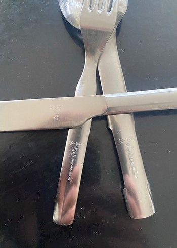 İSVİÇRE ASKERİ KAŞIK ÇATAL BIÇAK TAKIMI - Görsel 3