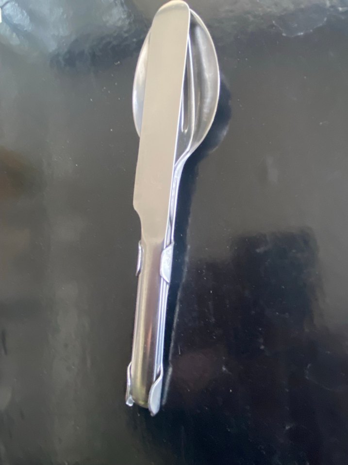 İSVİÇRE ASKERİ KAŞIK ÇATAL BIÇAK TAKIMI - Görsel 2