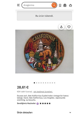 CALIFORNIA DUVAR TABAĞI / JAPAN - Görsel 6