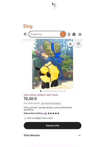 VİTRAY ÇİÇEKÇİ KIZ - Görsel 9