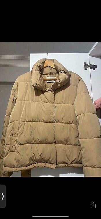 Stradivarius dik yaka şişme mont