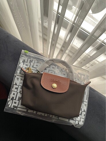  Beden Longchamp xs mini pouch kahve