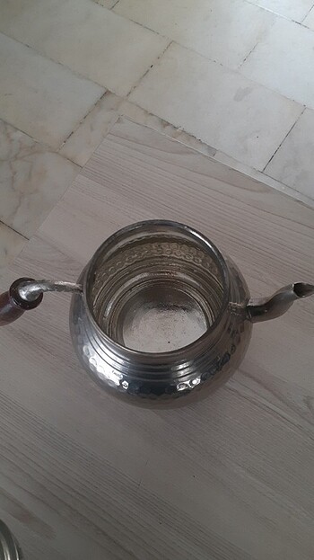 Tasarımcı Bakir çaydanlık büyük boy
