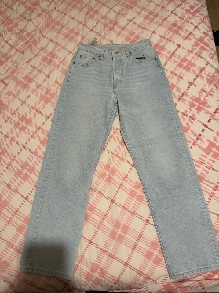 Levis 501 Açık Mavi Denim Jean — görsel 5/6