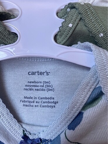 Carter's Carter?s 4?lü yeni doğan body