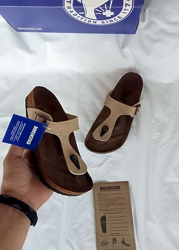 Birkenstock Tokalı Kadın Terlik Kahverengi