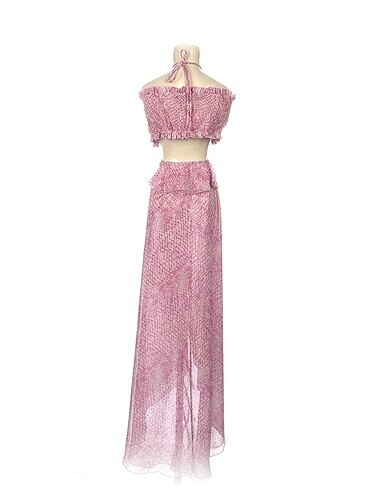 xs Beden BSL FASHION Uzun Elbise %70 İndirimli.