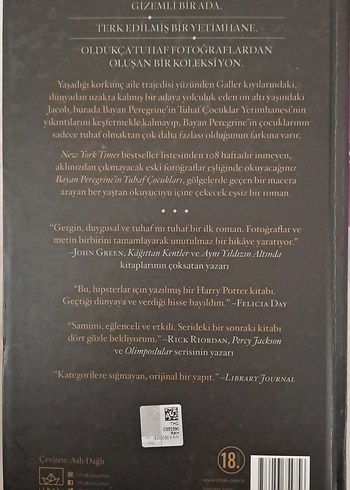 Bayan Peregrine'in Tuhaf Çocukları - Ransom Riggs