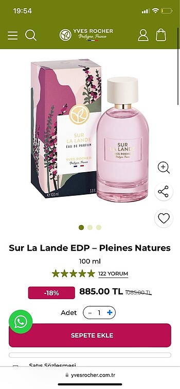 Yves rocher sur la lande