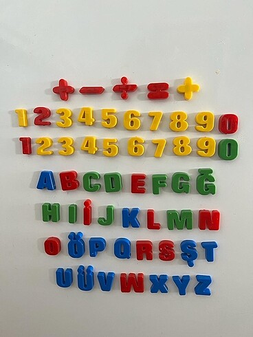 Magnet harf ve sayılar
