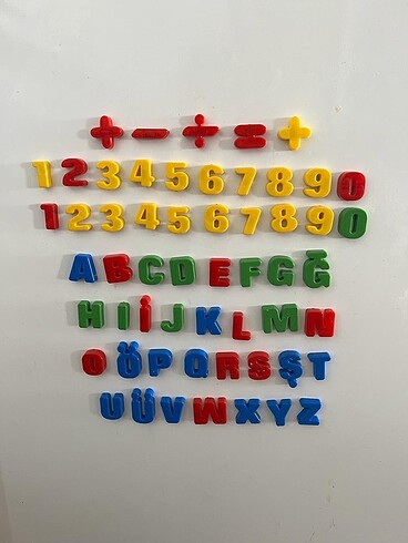 Diğer Magnet harf ve sayılar