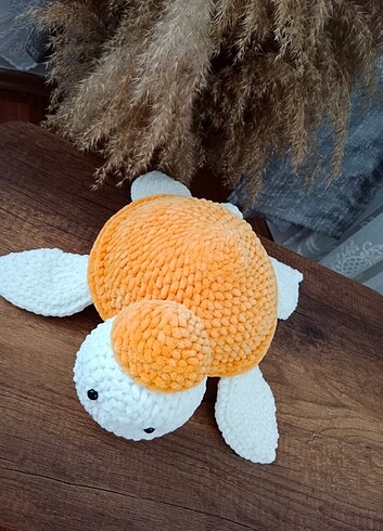 Kadife ipten el örgüsü amigurumi kaplumbağa ????