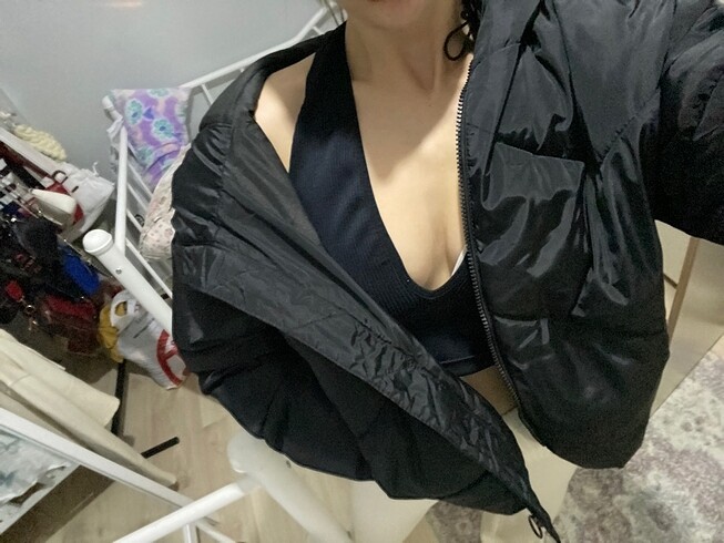 xs Beden stradivarius şişme mont