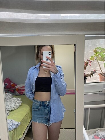 xs Beden mavi Renk zara şort
