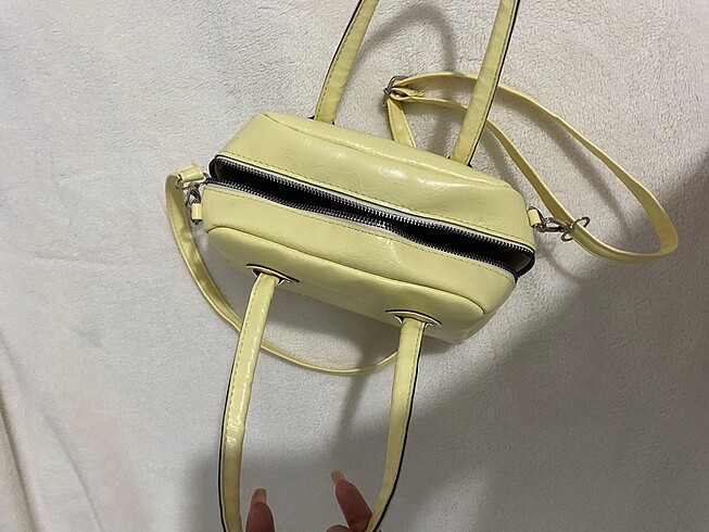 sarı mini çanta - Görsel 2