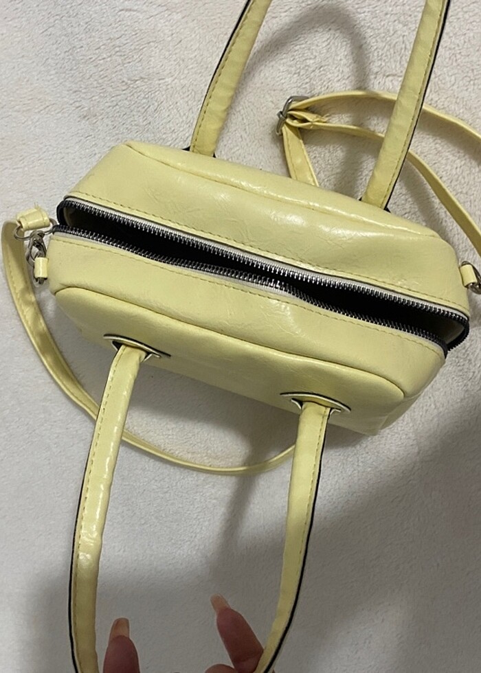 sarı mini çanta - Görsel 2