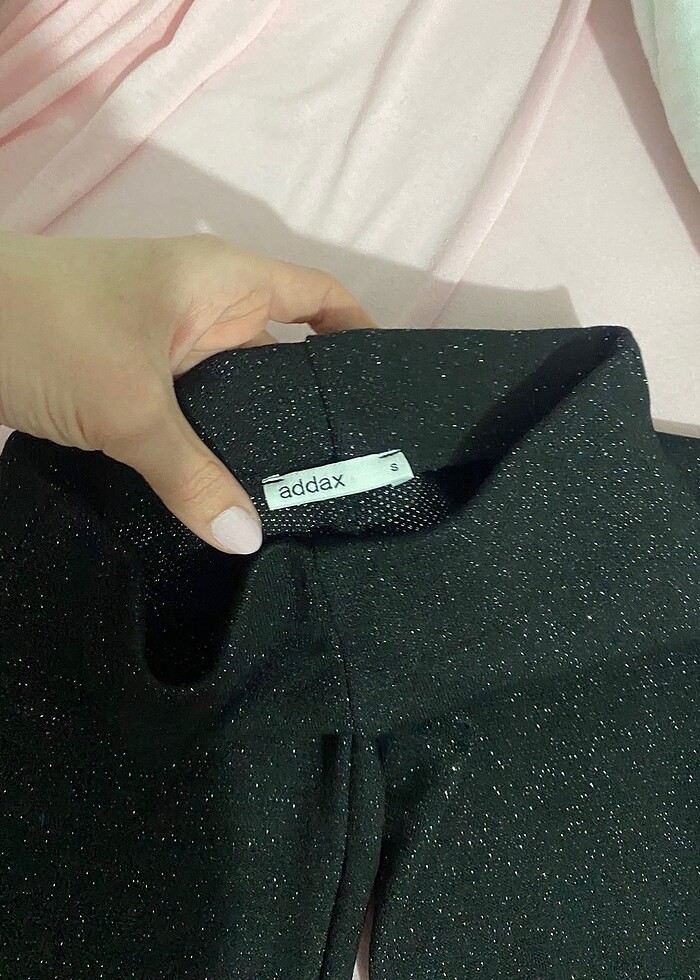 parlak simli ispanyol paça - Görsel 4