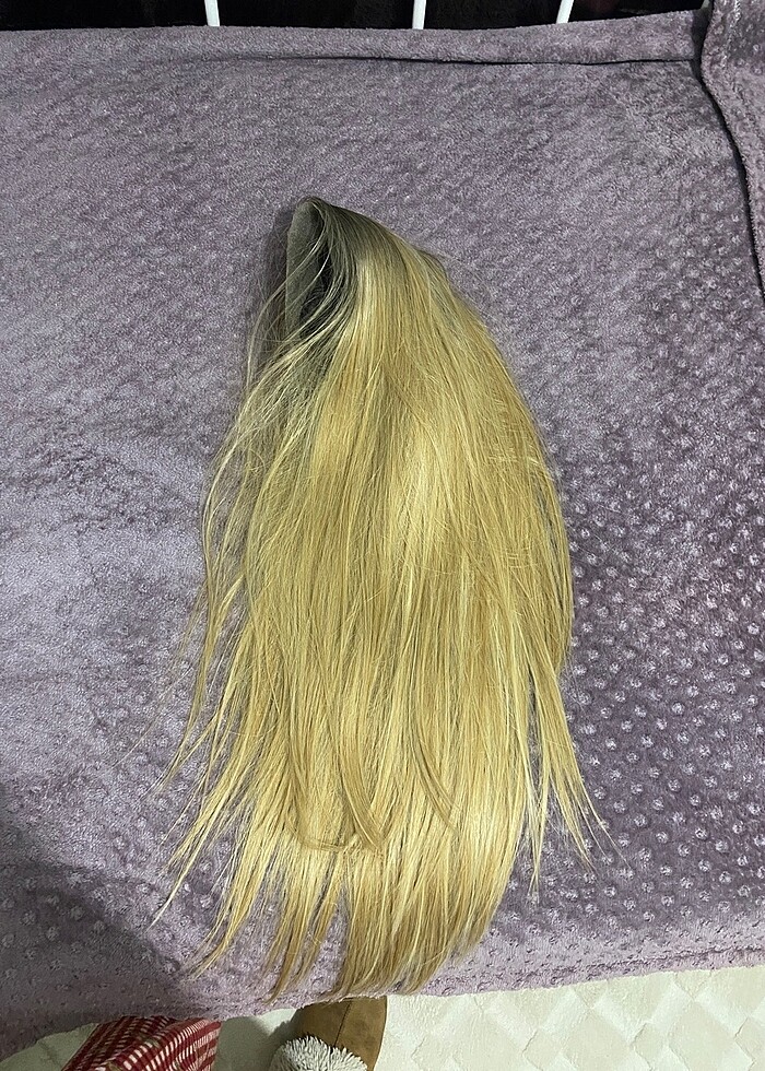 uzun saç tül peruk - Görsel 2