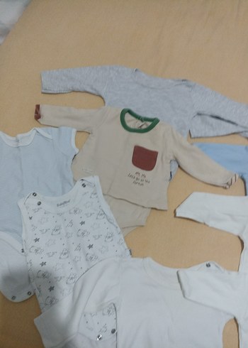 Bebek Erkek Uzun Kollu Beyaz Body - Görsel 4