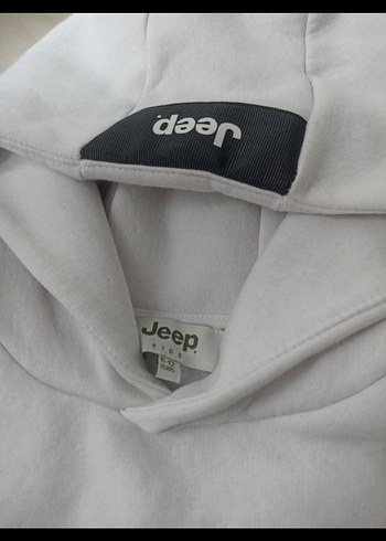 Kapüşonlu beyaz erkek çocuk sweatshirt ve eşofman alti - Görsel 3