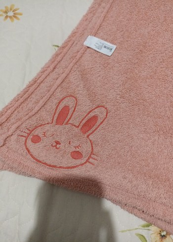 Pembe Baskılı Tavşan Desenli battaniye - Görsel 3