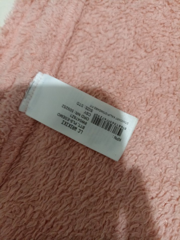 Pembe Baskılı Tavşan Desenli battaniye - Görsel 5