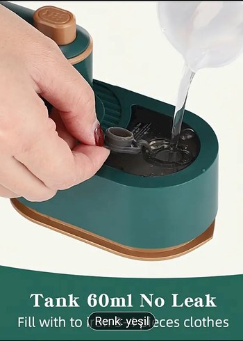taşınabilir ütü 2 Renkli beyaz Yeşil renk elimizde mevcuttur - Görsel 7
