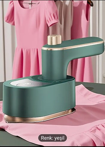 taşınabilir ütü 2 Renkli beyaz Yeşil renk elimizde mevcuttur - Görsel 5