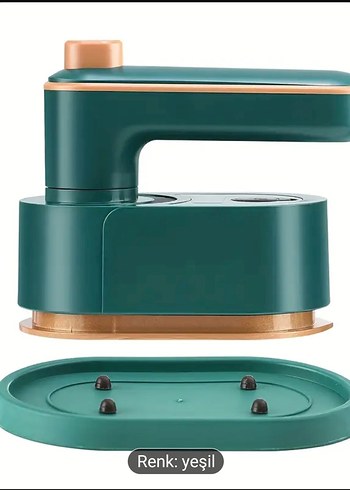 taşınabilir ütü 2 Renkli beyaz Yeşil renk elimizde mevcuttur - Görsel 3